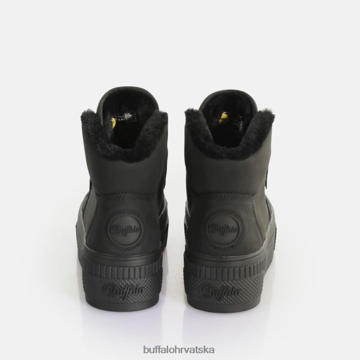 crno Buffalo uparene ph tople tenisice visoke veganske |tenisice TDD6T650